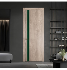 18 NE.O Дуб Сонома вставка Монохром темно-зеленый кромка Деорэ ProfilDoors Orange
