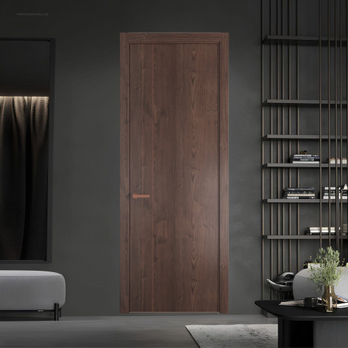 18 NE.O Дуб Тобакко вставка Дуб Тобакко кромка Медь ProfilDoors Orange