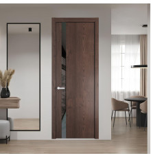 18 NE.O Дуб Тобакко вставка Графит лак кромка Черный муар ProfilDoors Orange