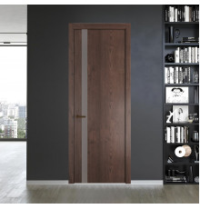 18 NE.O Дуб Тобакко вставка Монохром холодный серый кромка Деорэ ProfilDoors Orange