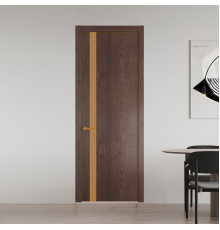 18 NE.O Дуб Тобакко вставка Монохром светло-коричневый кромка Бронза ProfilDoors Orange
