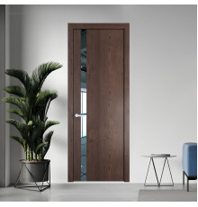 18 NE.O Дуб Тобакко вставка Зеркало кромка Черный муар ProfilDoors Orange