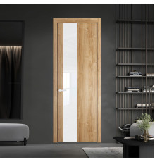 19 NE.O Дуб Карамель вставка Классик лак кромка Черный муар ProfilDoors Orange