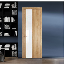 19 NE.O Дуб Карамель вставка Классик лак кромка Медь ProfilDoors Orange