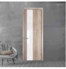 19 NE.O Дуб Сонома вставка Классик лак кромка Серебро ProfilDoors Orange