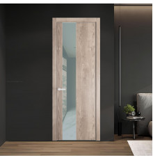 19 NE.O Дуб Сонома вставка Теплый серый лак кромка Вайт ProfilDoors Orange