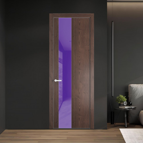 19 NE.O Дуб Тобакко вставка Лаванда лак кромка Вайт ProfilDoors Orange