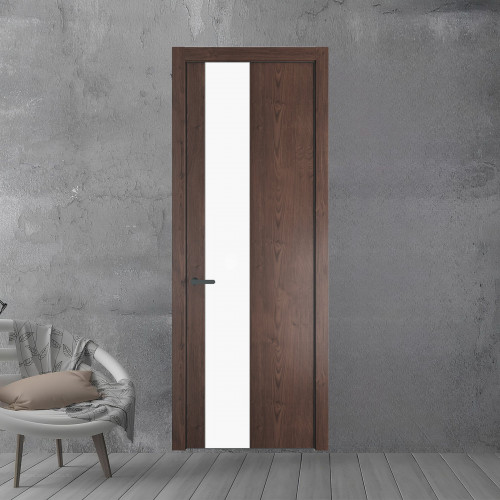 19 NE.O Дуб Тобакко вставка Монохром белый кромка Серая ночь ProfilDoors Orange