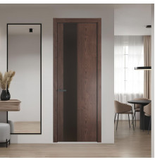 19 NE.O Дуб Тобакко вставка Монохром графит кромка Серая ночь ProfilDoors Orange