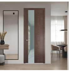 19 NE.O Дуб Тобакко вставка Теплый серый лак кромка Никель ProfilDoors Orange