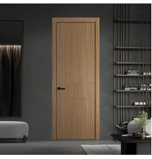 43 NE.O Дуб Мокко вставка Глухая кромка Черный ProfilDoors Orange
