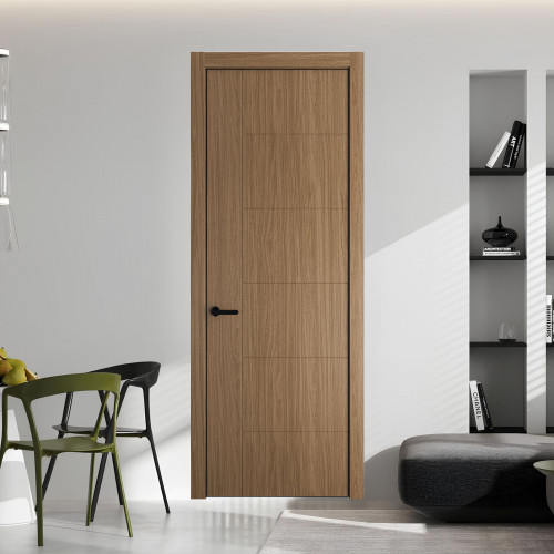 44 NE.O Дуб Мокко вставка Глухая кромка Черный ProfilDoors Orange
