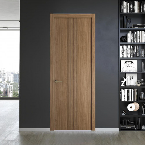 45 NE.O Дуб Мокко вставка Глухая кромка Шампань ProfilDoors Orange