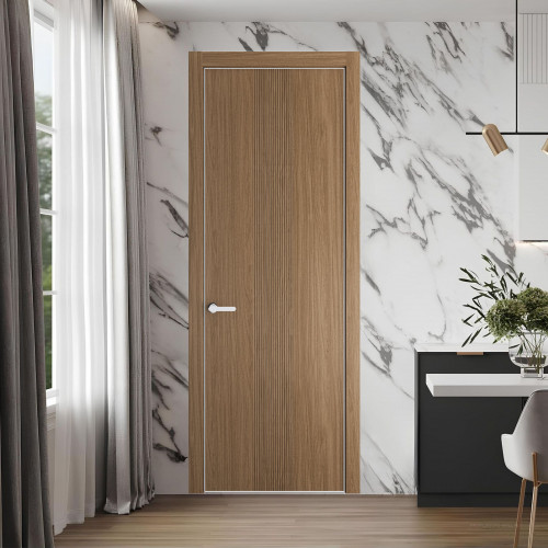 45 NE.O Дуб Мокко вставка Глухая кромка Вайт ProfilDoors Orange