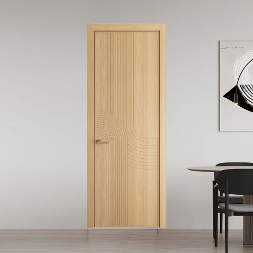 55 NE.O Дуб Натуральный вставка Глухая кромка Золото ProfilDoors Orange