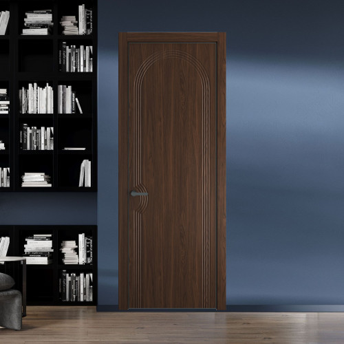 56 NE.O Орех Шоколад вставка Глухая кромка Серая ночь ProfilDoors Orange