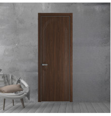 56 NE.O Орех Шоколад вставка Глухая кромка Серебро ProfilDoors Orange