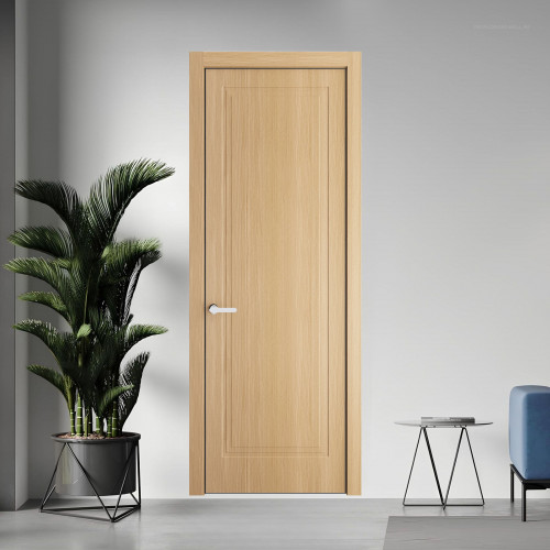 61 NE.O Дуб Натуральный вставка Глухая кромка Черный муар ProfilDoors Orange