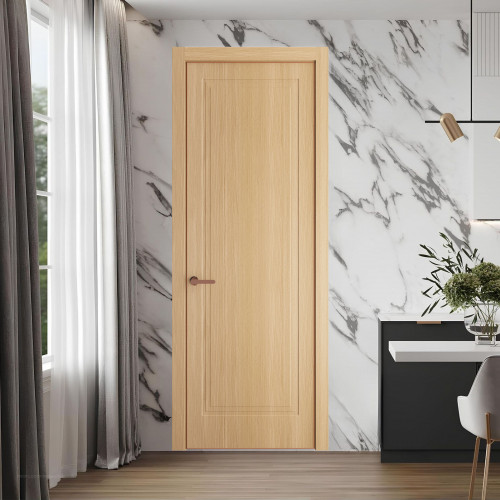 61 NE.O Дуб Натуральный вставка Глухая кромка Медь ProfilDoors Orange