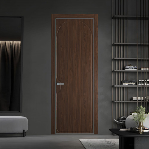 64 NE.O Орех Шоколад вставка Глухая кромка Серебро ProfilDoors Orange