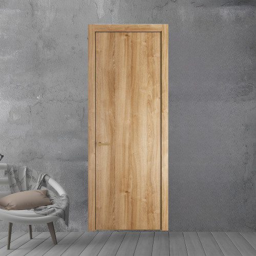 12 NE.O Дуб Карамель молдинг Золото кромка Золото ProfilDoors Orange