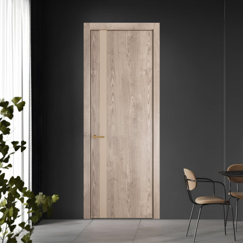 18 NE.O Дуб Сонома вставка Магнолия кромка Золото ProfilDoors Orange