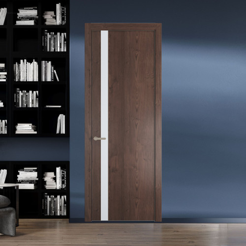 18 NE.O Дуб Тобакко вставка Аляска кромка Никель ProfilDoors Orange