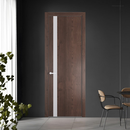 18 NE.O Дуб Тобакко вставка Дарк Вайт кромка Вайт ProfilDoors Orange