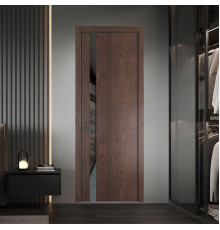 18 NE.O Дуб Тобакко вставка Графит лак кромка Серая ночь ProfilDoors Orange