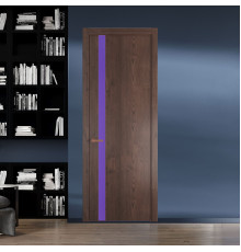 18 NE.O Дуб Тобакко вставка Монохром лаванда кромка Медь ProfilDoors Orange