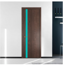 18 NE.O Дуб Тобакко вставка Монохром мята кромка Шампань ProfilDoors Orange