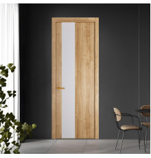 19 NE.O Дуб Карамель вставка Дарк Вайт кромка Бронза ProfilDoors Orange