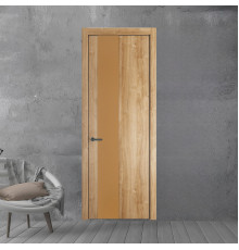19 NE.O Дуб Карамель вставка Монохром светло-коричневый кромка Серая ночь ProfilDoors Orange