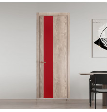 19 NE.O Дуб Сонома вставка Монохром красный кромка Медь ProfilDoors Orange