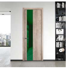 19 NE.O Дуб Сонома вставка Желтый лак кромка Серая ночь ProfilDoors Orange