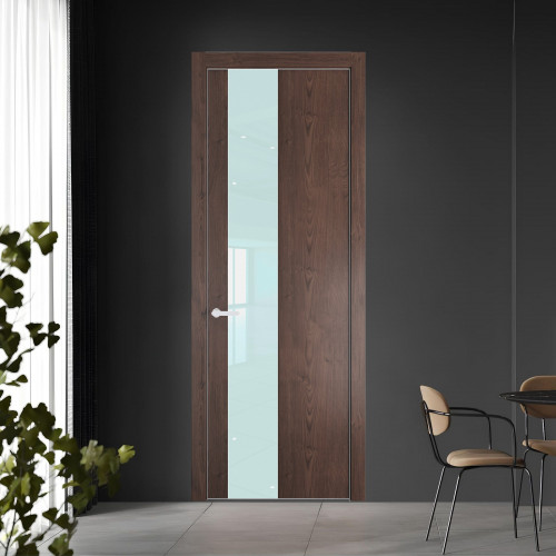 19 NE.O Дуб Тобакко вставка Белый лак кромка Вайт ProfilDoors Orange