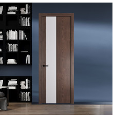19 NE.O Дуб Тобакко вставка Дарк Вайт кромка Черный ProfilDoors Orange