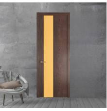 19 NE.O Дуб Тобакко вставка Монохром кремовый кромка Золото ProfilDoors Orange