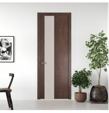 19 NE.O Дуб Тобакко вставка Монохром светло-серый кромка Шампань ProfilDoors Orange