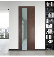 19 NE.O Дуб Тобакко вставка Теплый серый лак кромка Серая ночь ProfilDoors Orange