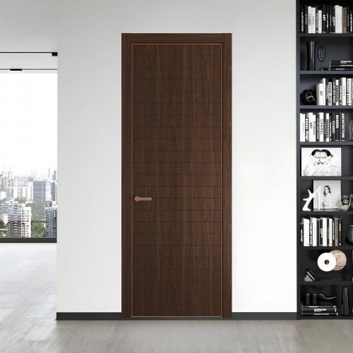 41 NE.O Орех Шоколад вставка Глухая кромка Медь ProfilDoors Orange