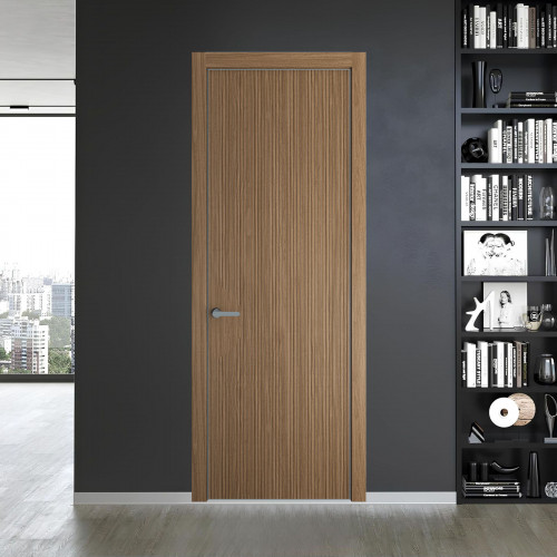 47 NE.O Дуб Мокко вставка Глухая кромка Серебро ProfilDoors Orange