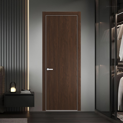 60 NE.O Орех Шоколад вставка Глухая кромка Вайт ProfilDoors Orange