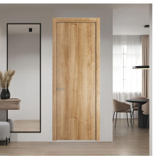 11 NE.O Дуб Карамель молдинг Никель кромка Никель ProfilDoors Orange
