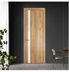 18 NE.O Дуб Карамель вставка Классик лак кромка Шампань ProfilDoors Orange