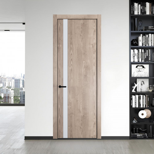 18 NE.O Дуб Сонома вставка Аляска кромка Черный ProfilDoors Orange