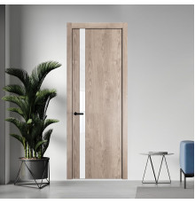 18 NE.O Дуб Сонома вставка Классик лак кромка Черный ProfilDoors Orange