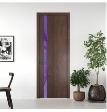 18 NE.O Дуб Тобакко вставка Лаванда лак кромка Серая ночь ProfilDoors Orange
