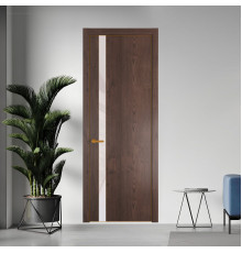 18 NE.O Дуб Тобакко вставка Светло-серый лак кромка Бронза ProfilDoors Orange