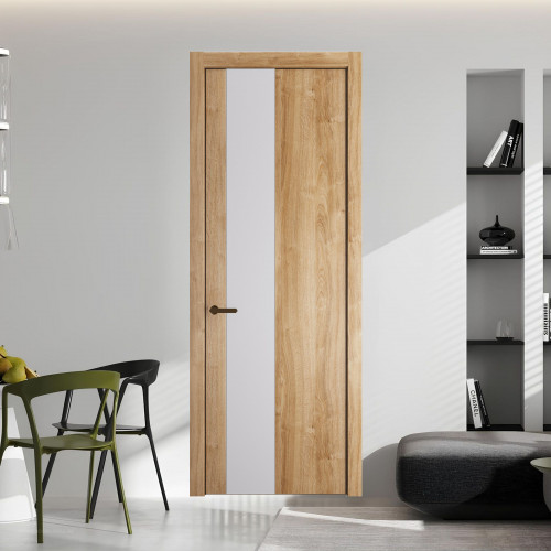 19 NE.O Дуб Карамель вставка Дарк Вайт кромка Деорэ ProfilDoors Orange